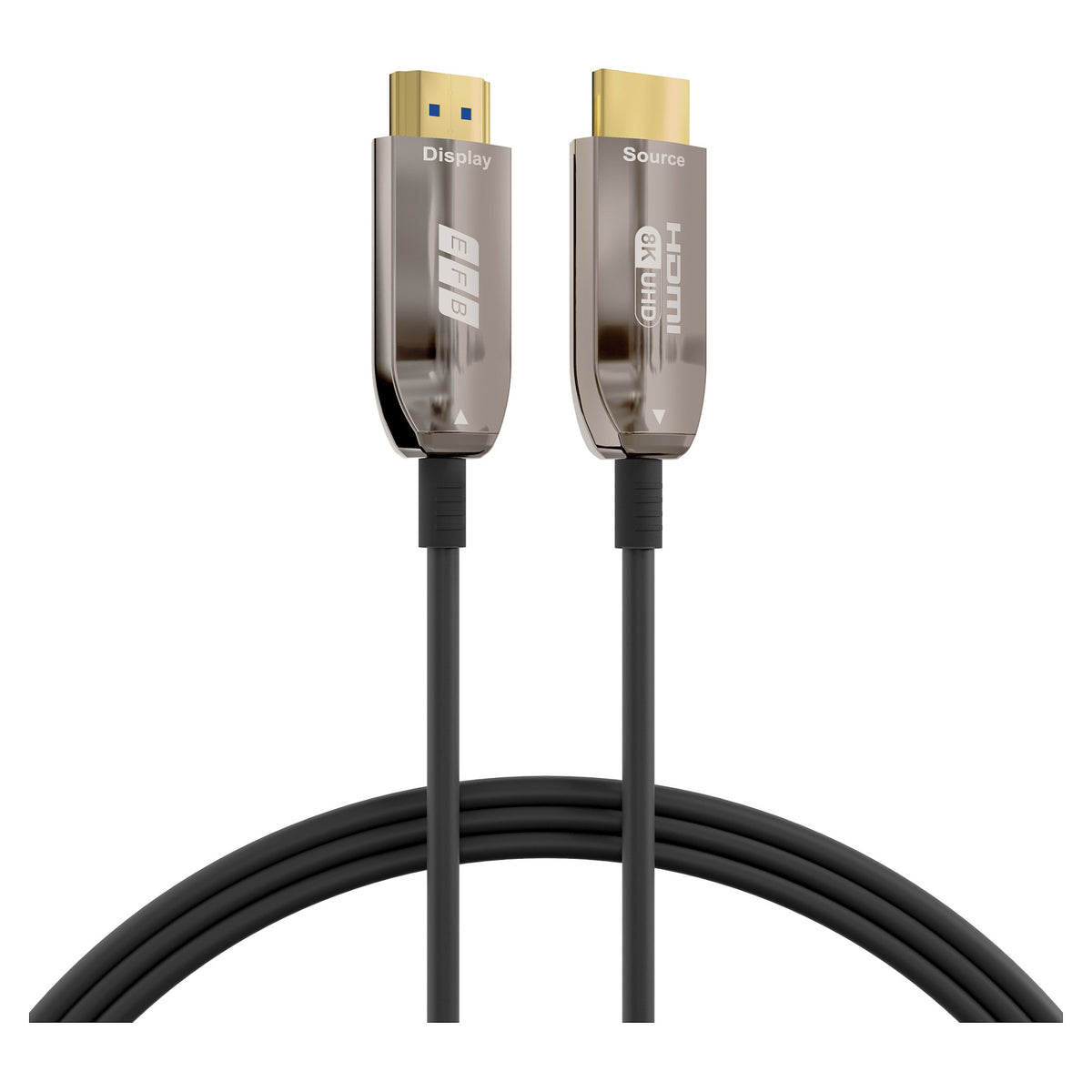 EFB HDMI Glasfaserkabel AOC aktiv 8K60Hz 48 Gbit/s 20m schw.