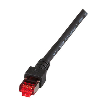 EFB RJ45 Patchkabel S/FTP Cat.6 LSZH 1.00m schwarz