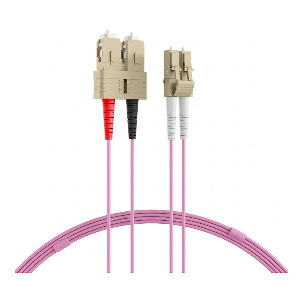 EFB Duplex Patchkabel LC-SC 50/125 OM4 LSZH 2mm 5.0m violett