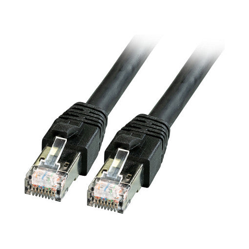 EFB RJ45 Patchkabel S/FTP Cat.8.1 BC LSZH 3.00m schwarz
