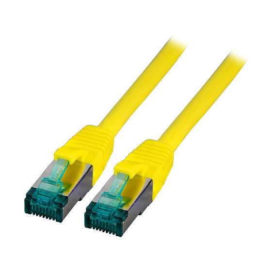 EFB RJ45 Patchkabel S/FTP Cat.6A LSZH 0.15m gelb