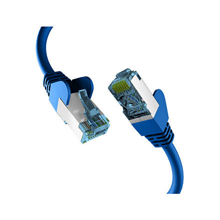 EFB RJ45 Patchkabel mit Cat7 Rohkabel 30.00m blau