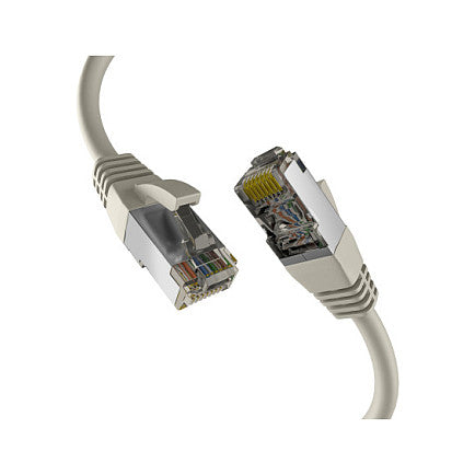 EFB RJ45 Patchkabel S/FTP PIMF Cat8.1 0.25m grau