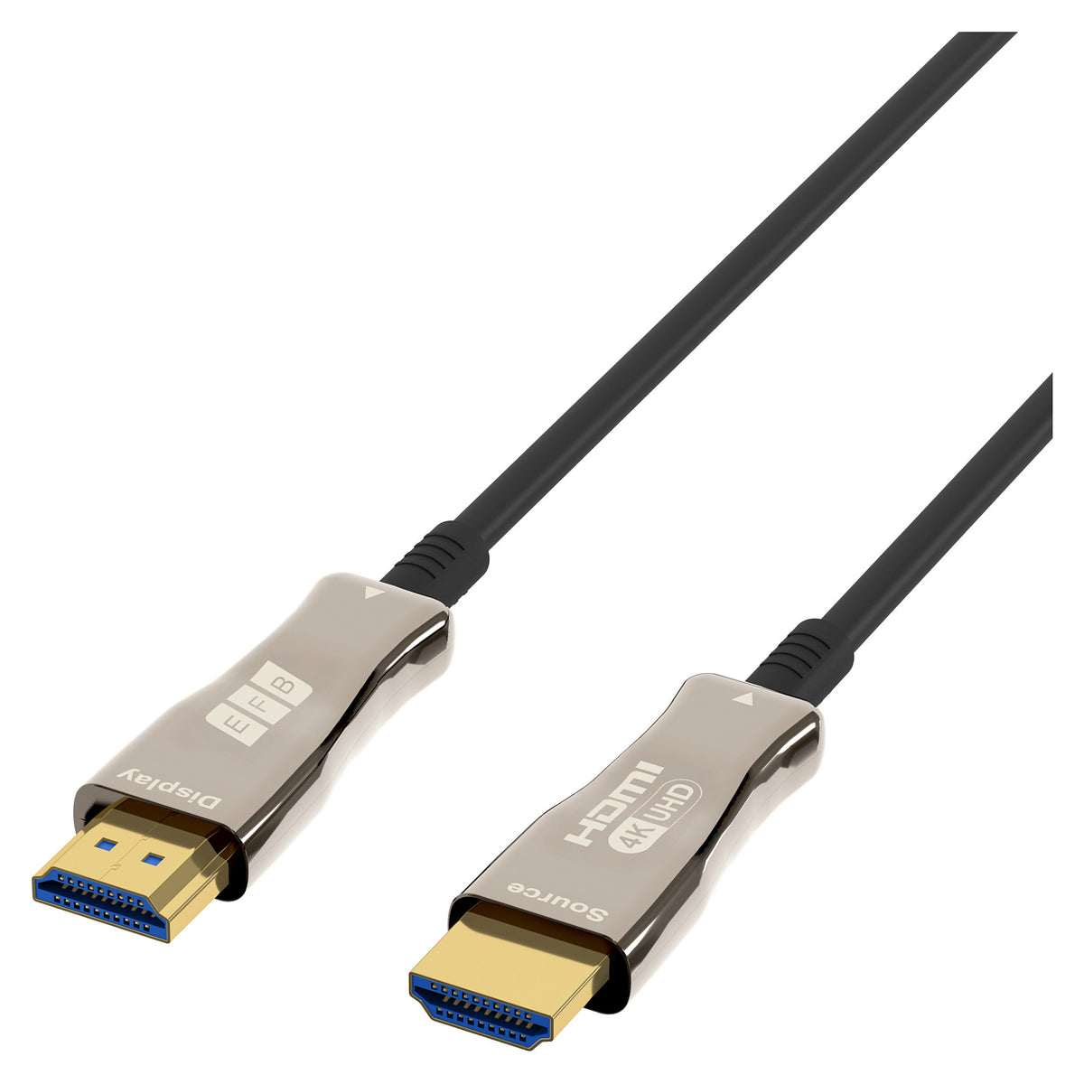 EFB HDMI Glasfaserkabel AOC aktiv 4K60Hz 30m schwarz