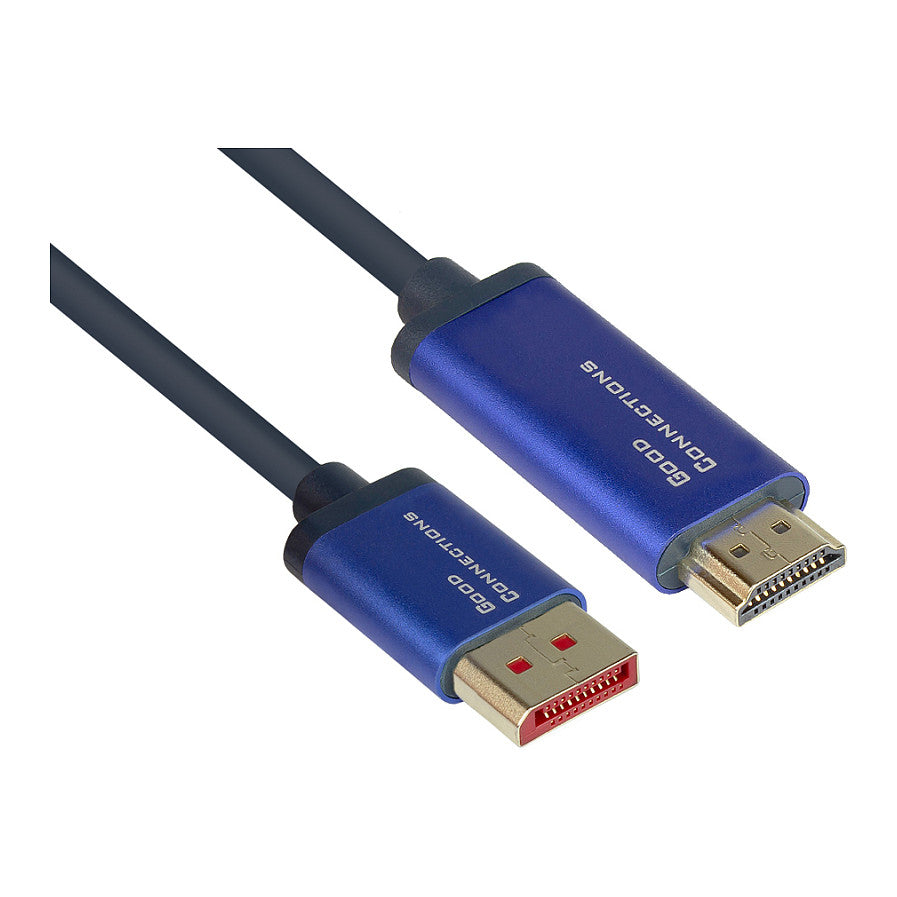 Good Connections Kabel DP1.4-St.-HDMI2.0-St. blau 1m