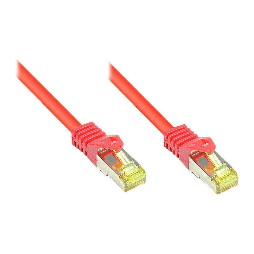 Good Connections Patchkabel m. Cat.7 Rohkabel rot 20m