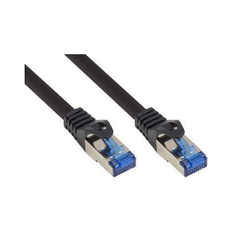 Good Connections Cat.6A Patchkabel SmartFLEX HF schw. 0,25m