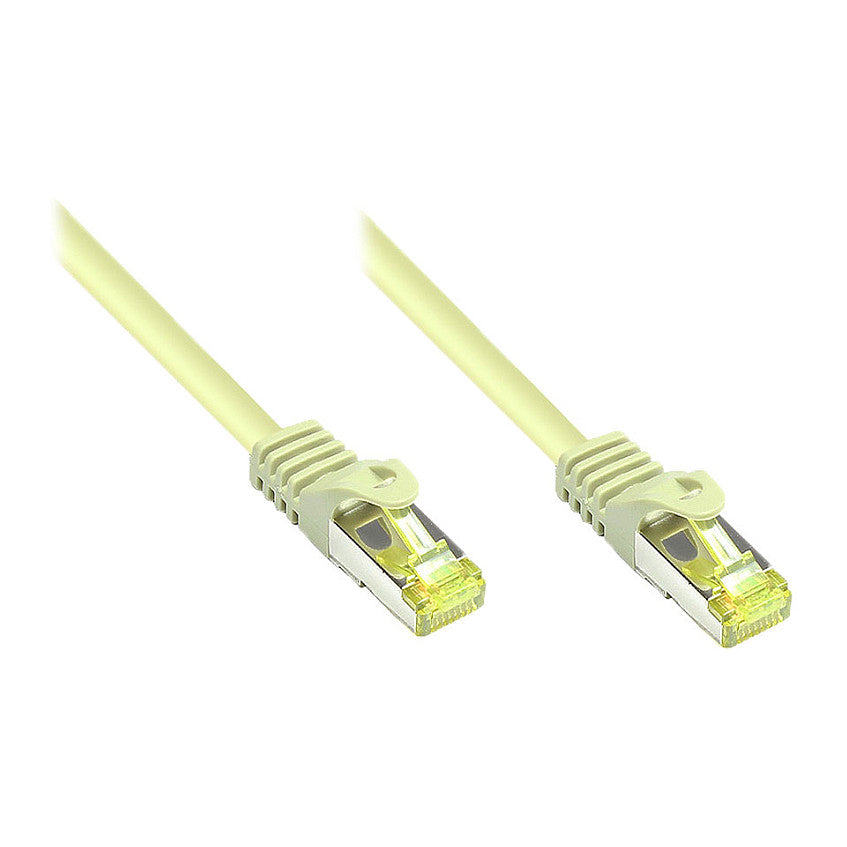 Good Connections Patchkabel m. Cat.7 Rohkabel grau 0,15m
