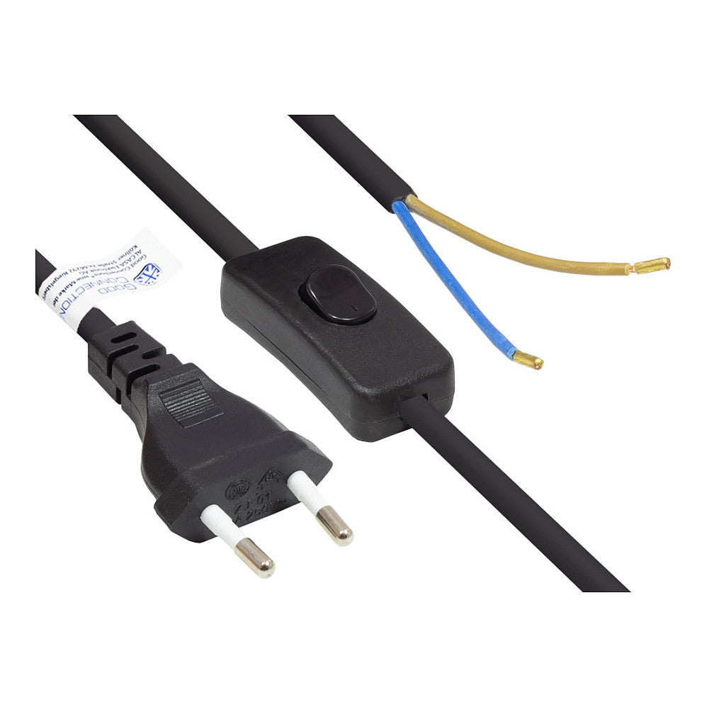 Good Connections Euro-Netzkabel an open end schw. 1,5m