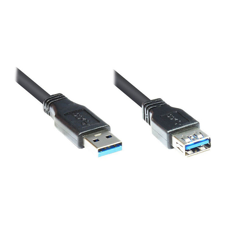 Good Connections USB3.0 Kabel A-St.-A-Bu. schwarz 1m