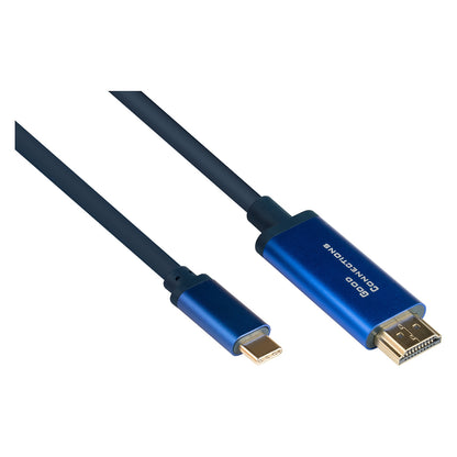 Good Connections Adapterkab SmartFLEX USB-C an HDMI blau 2m