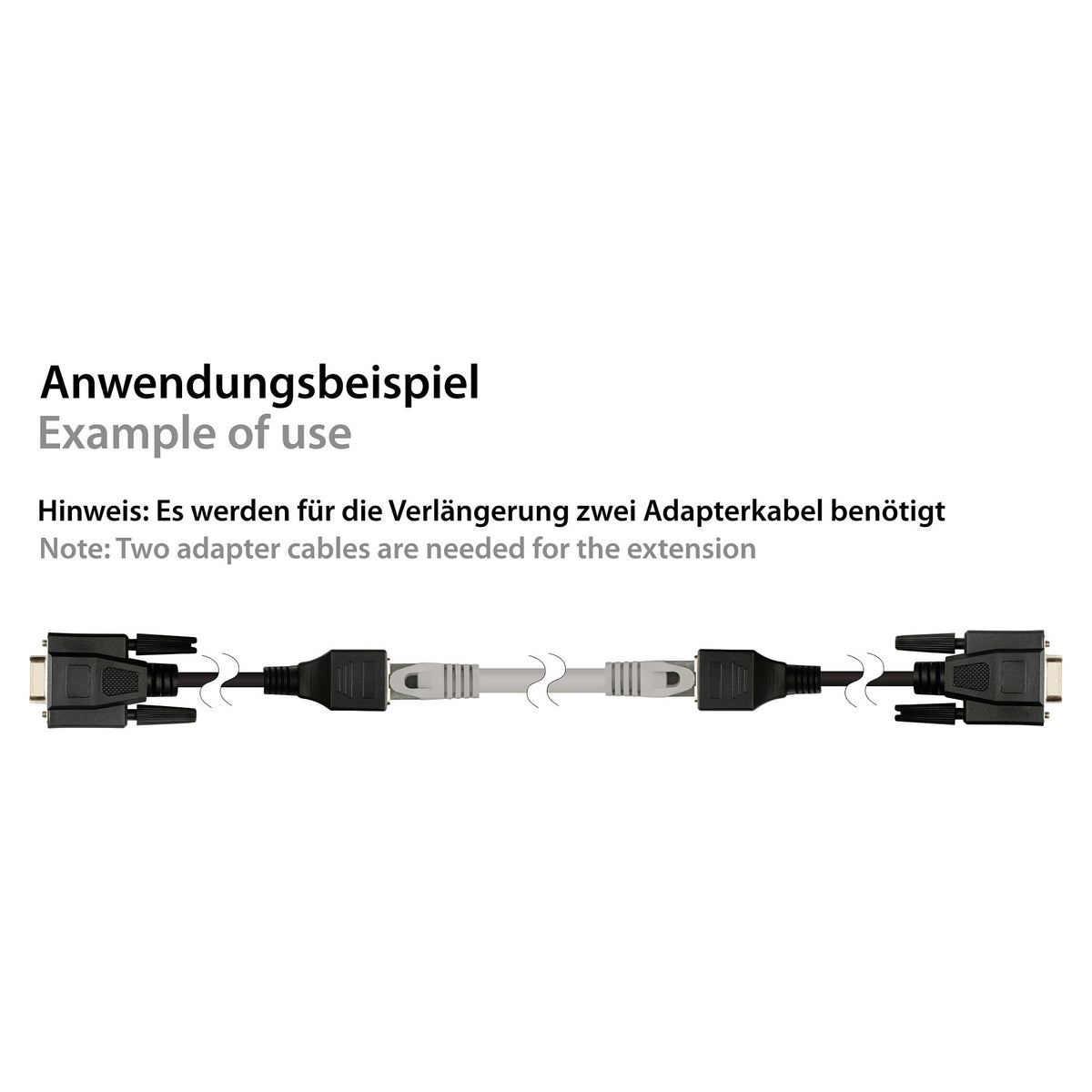 Good Connections Adapterkabel RJ45 an RS232 seriell