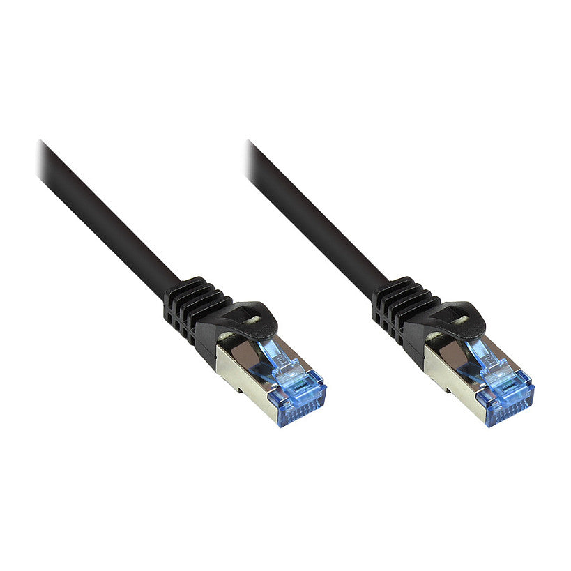 Good Connections Cat.6A Patchkabel S/FTP HF schwarz 1,5m