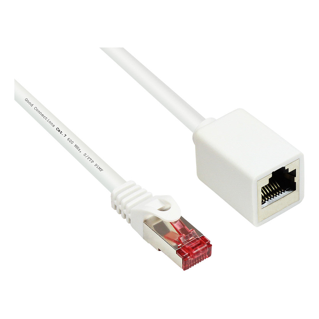 Good Connections Cat.6 Patchkabelverl. S/FTP weiß 1m