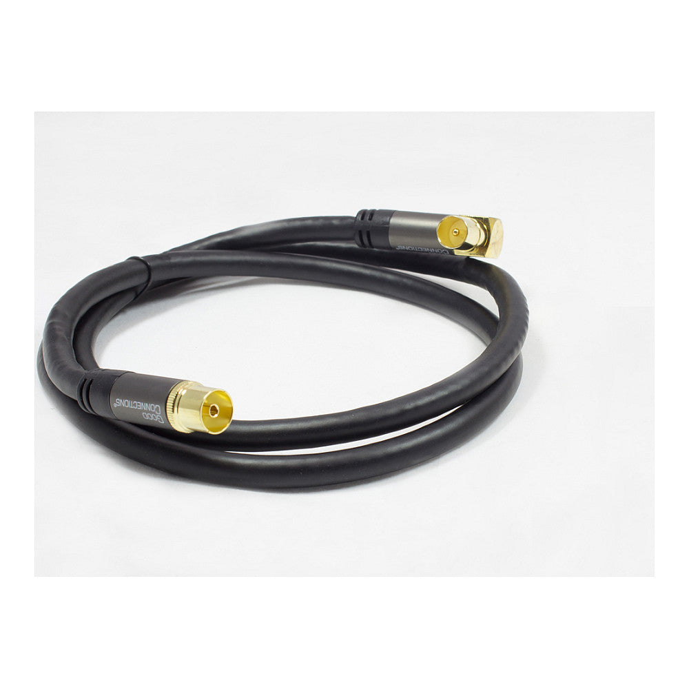 Good Connections TV Antennenkabel SmartFLEX gew schwarz 2m