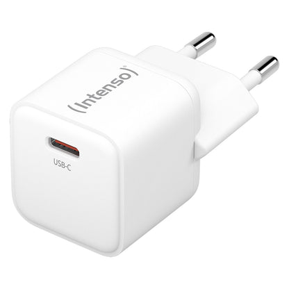 Intenso Netzteil Power Adapter W30C GaN, Anschluss: 1x USB-C Output: max. 30 Watt, GaN-Technologie, Weiß