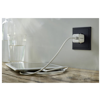 Intenso Netzteil Power Adapter W30C GaN, Anschluss: 1x USB-C Output: max. 30 Watt, GaN-Technologie, Weiß