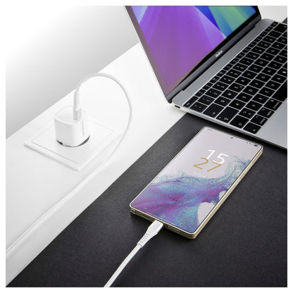 Intenso Power Adapter W30C² GaN, weiß UBS-C-Ladeadapter mit 30 Watt Ladeleistung, Leichtes und handliches Design