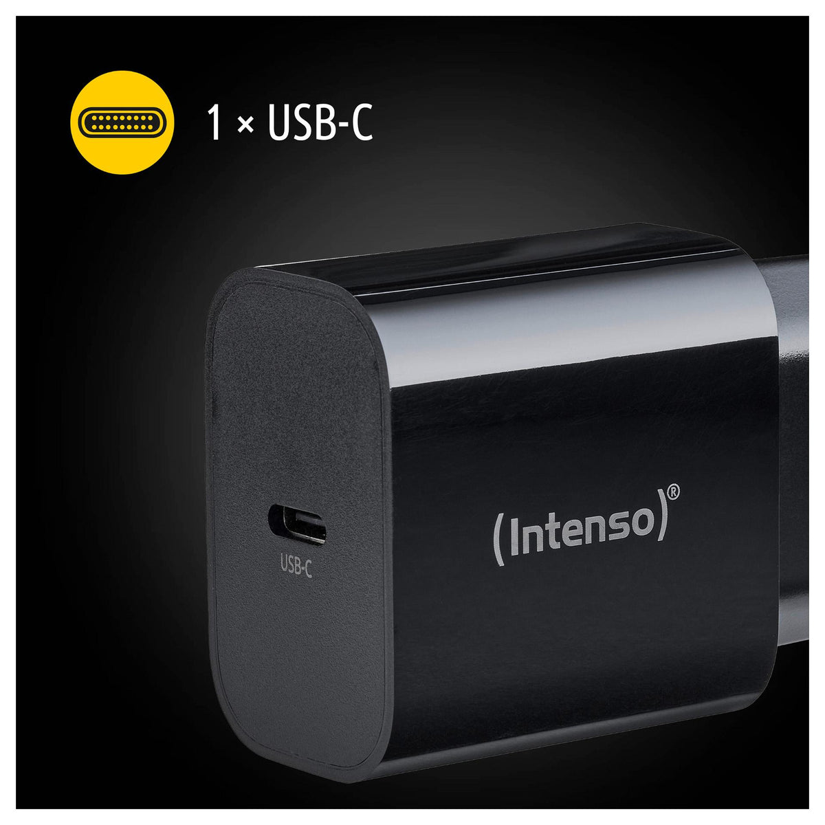 Intenso Power Adapter W20C, Schwarz