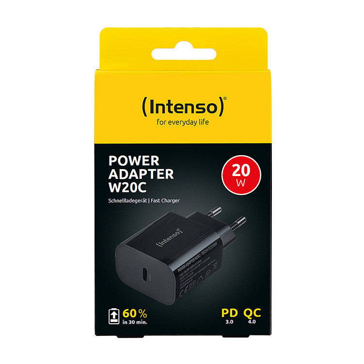 Intenso Power Adapter W20C, Schwarz