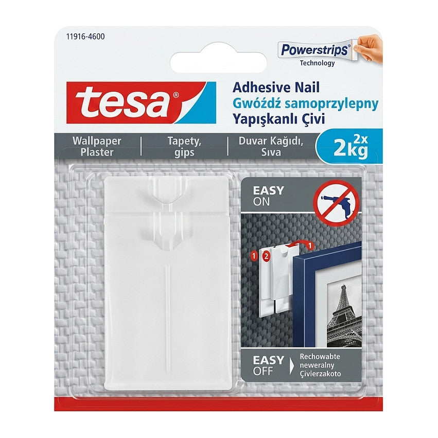 tesa Klebenagel Tapete & Putz bis 2kg 2St.