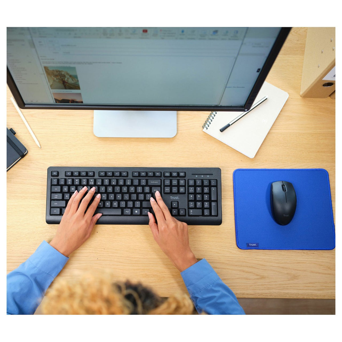 Trust Primo Wireless Desktopset DE