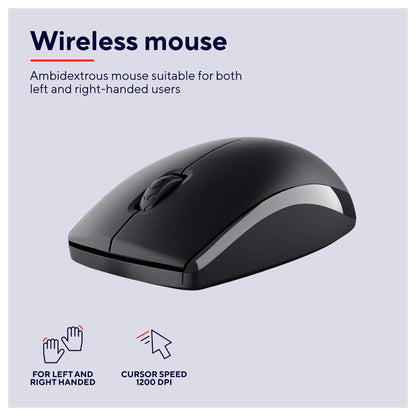 Trust Primo Wireless Desktopset DE