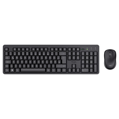 Trust TKM-360 - Tastatur-und-Maus-Set - DE schwarz (“b2b brown box")