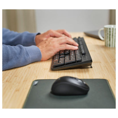 Trust TKM-360 - Tastatur-und-Maus-Set - DE schwarz (“b2b brown box")
