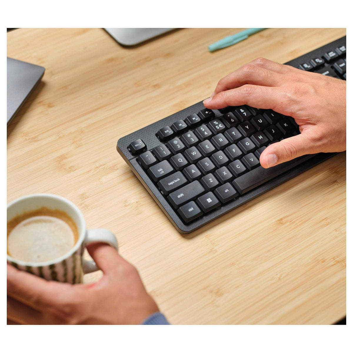 Trust TKM-360 - Tastatur-und-Maus-Set - DE schwarz (“b2b brown box")