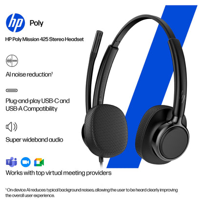 HP POLY MISSION 425 AI NOISE