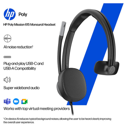 HP POLY MISSION 615 AI NOISE