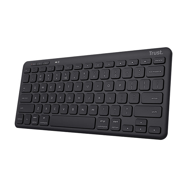 Trust LYRA kompakte, kabellose Multi-Device Tastatur mit Bluetooth & USB-Empfänger