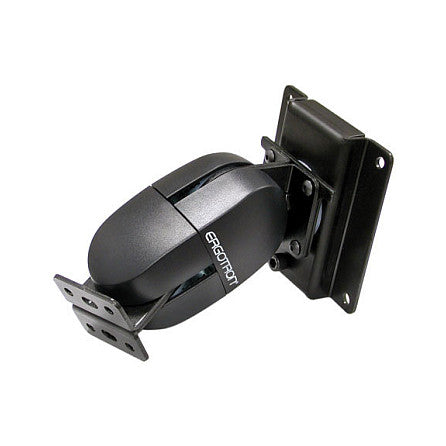 ERGOTRON Wandhalterung Serie 100 grau + schwarz neig-schwenk drehbar bis 68,6cm 27Zoll max 11,3kg. VESA 75x75 100x100mm