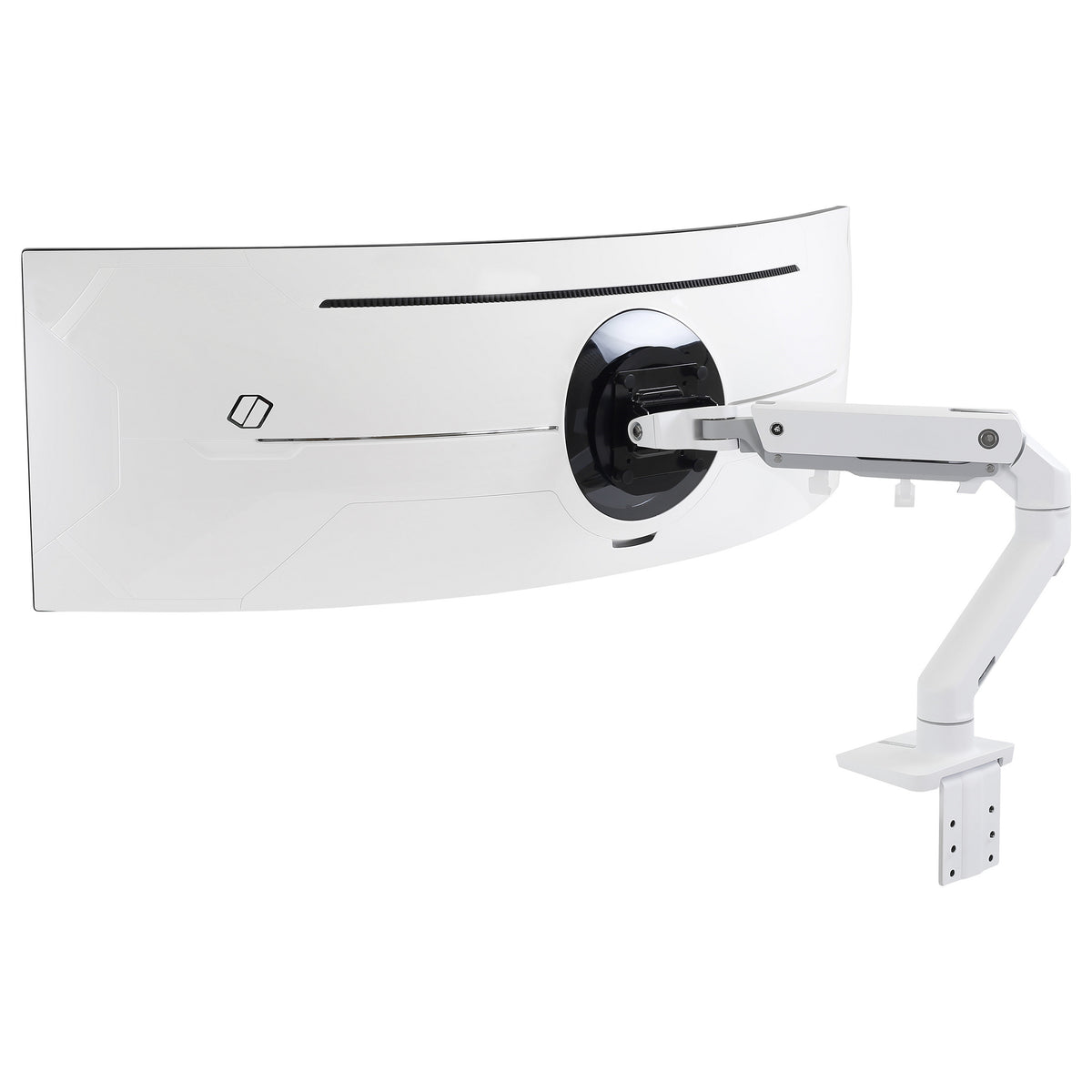 HX DESK MONITOR ARM WITH HD PIVOT WHITE