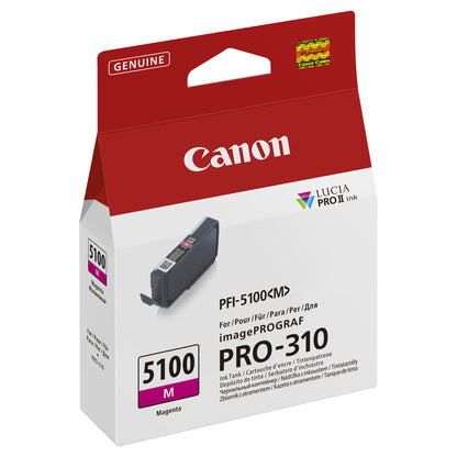 CANON PFI-5100 SERIES Magenta ink tank