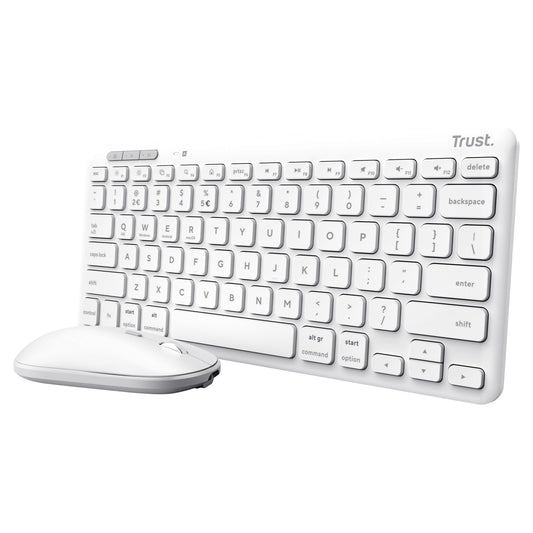 Trust Lyra Wireless Keyboard & Mouse White DE