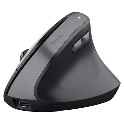 Trust Bayo II ergonomisch - Rechargeable - Rechtshänder - kabellos - schwarz