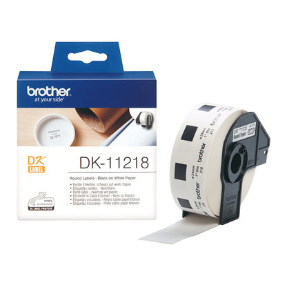 Brother Versandetiketten DK-11218 (1.000 St.), wei 24 mm