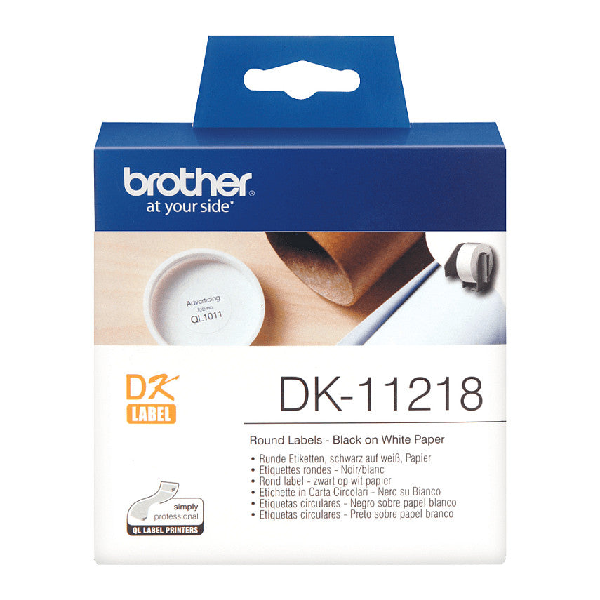 Brother Versandetiketten DK-11218 (1.000 St.), wei 24 mm