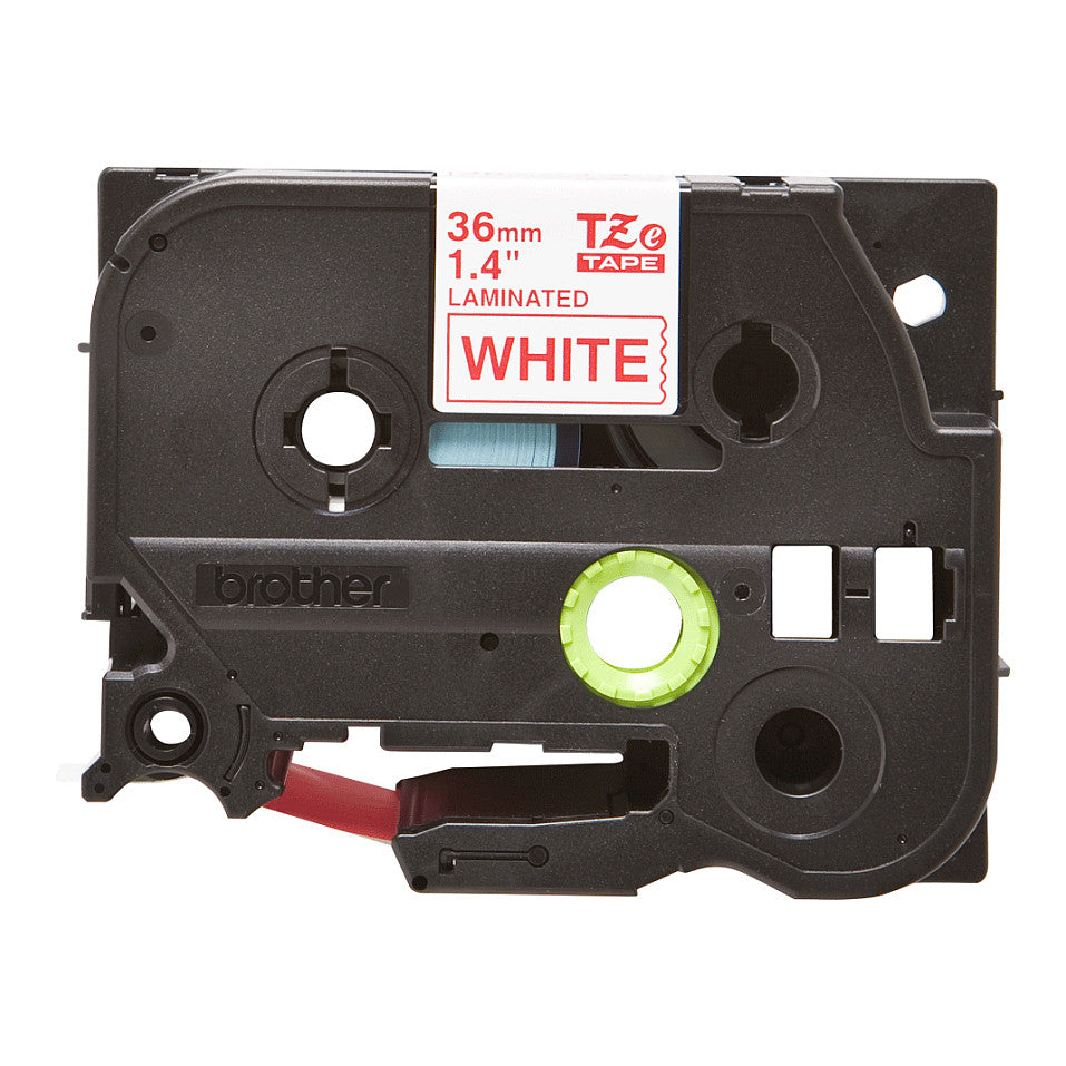 BROTHER P-Touch TZE-262 rot auf weiss 36mm