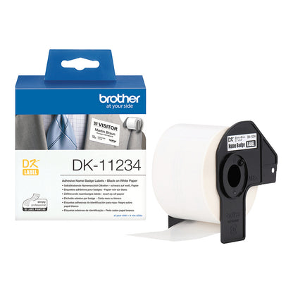 BROTHER name badge labels 260 pcs/roll 60 x 86 DK single label roll