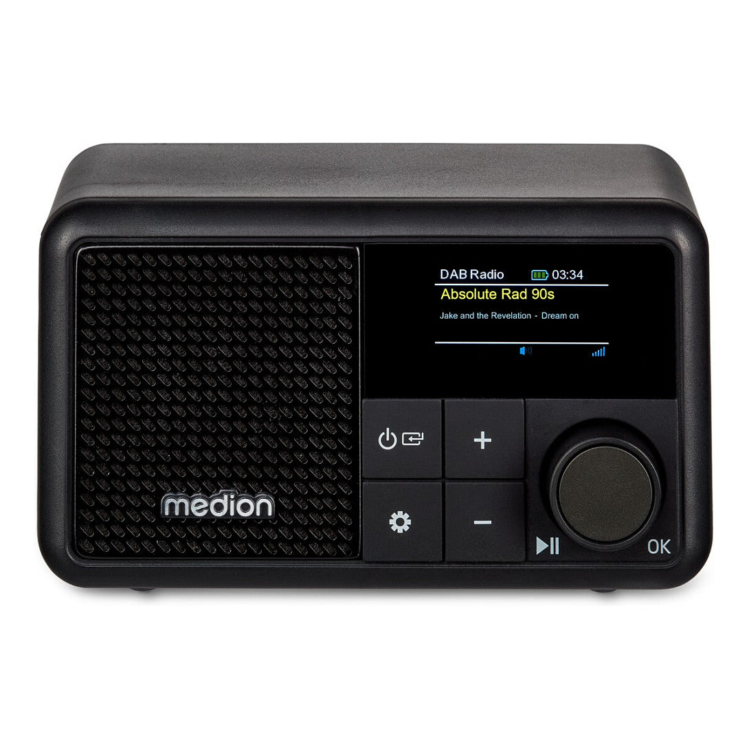 Medion LIFE® S66822 Tragbares DAB+ Radio schwarz