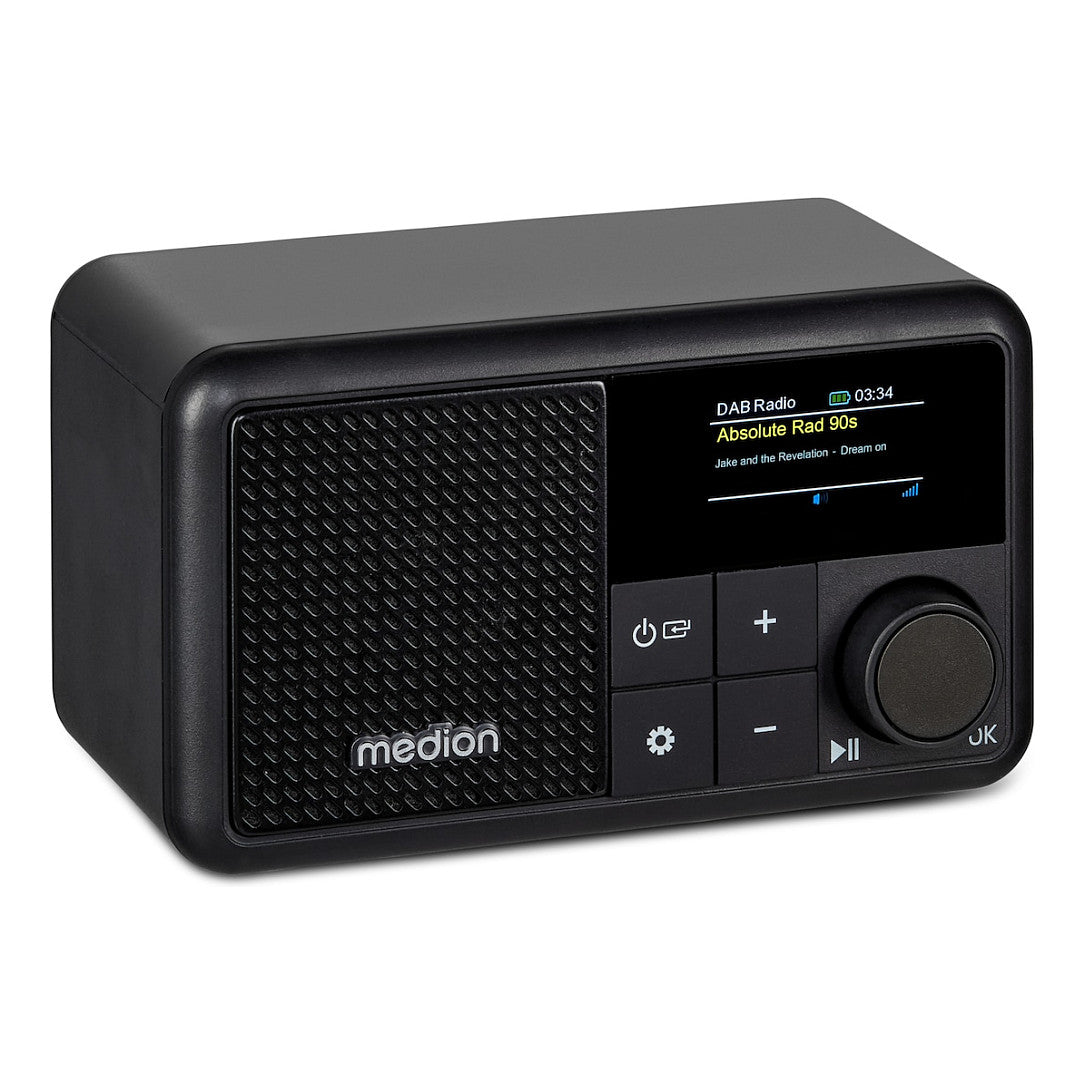 Medion LIFE® S66822 Tragbares DAB+ Radio schwarz
