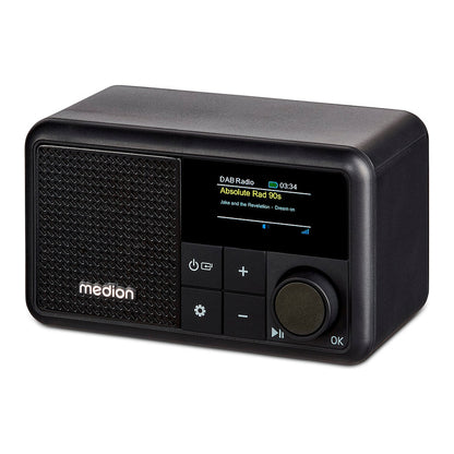 Medion LIFE® S66822 Tragbares DAB+ Radio schwarz