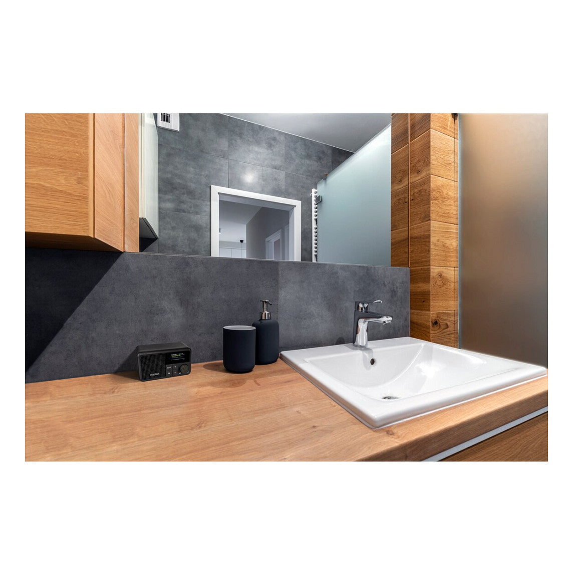 Medion LIFE® S66822 Tragbares DAB+ Radio schwarz