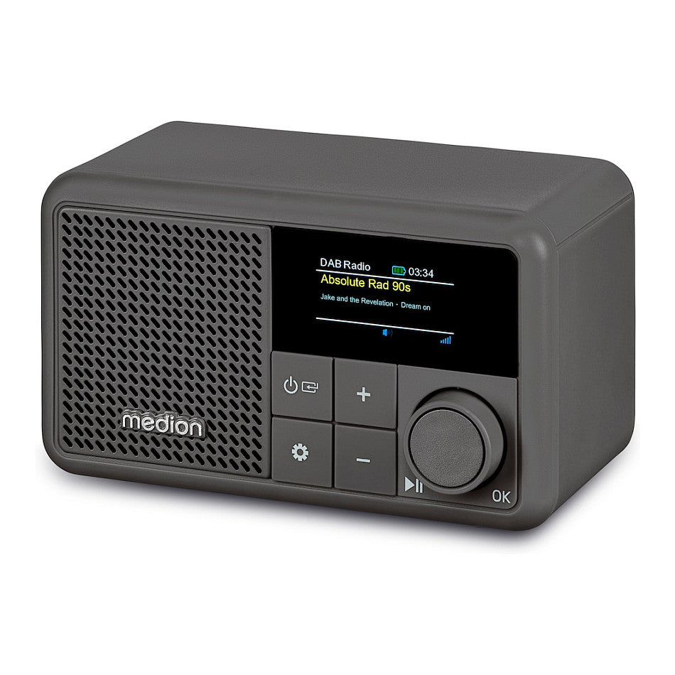 Medion LIFE® S66822 Tragbares DAB+ Radio grau