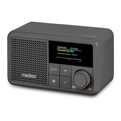 Medion LIFE® S66822 Tragbares DAB+ Radio grau