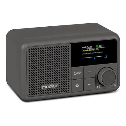 Medion LIFE® S66822 Tragbares DAB+ Radio grau