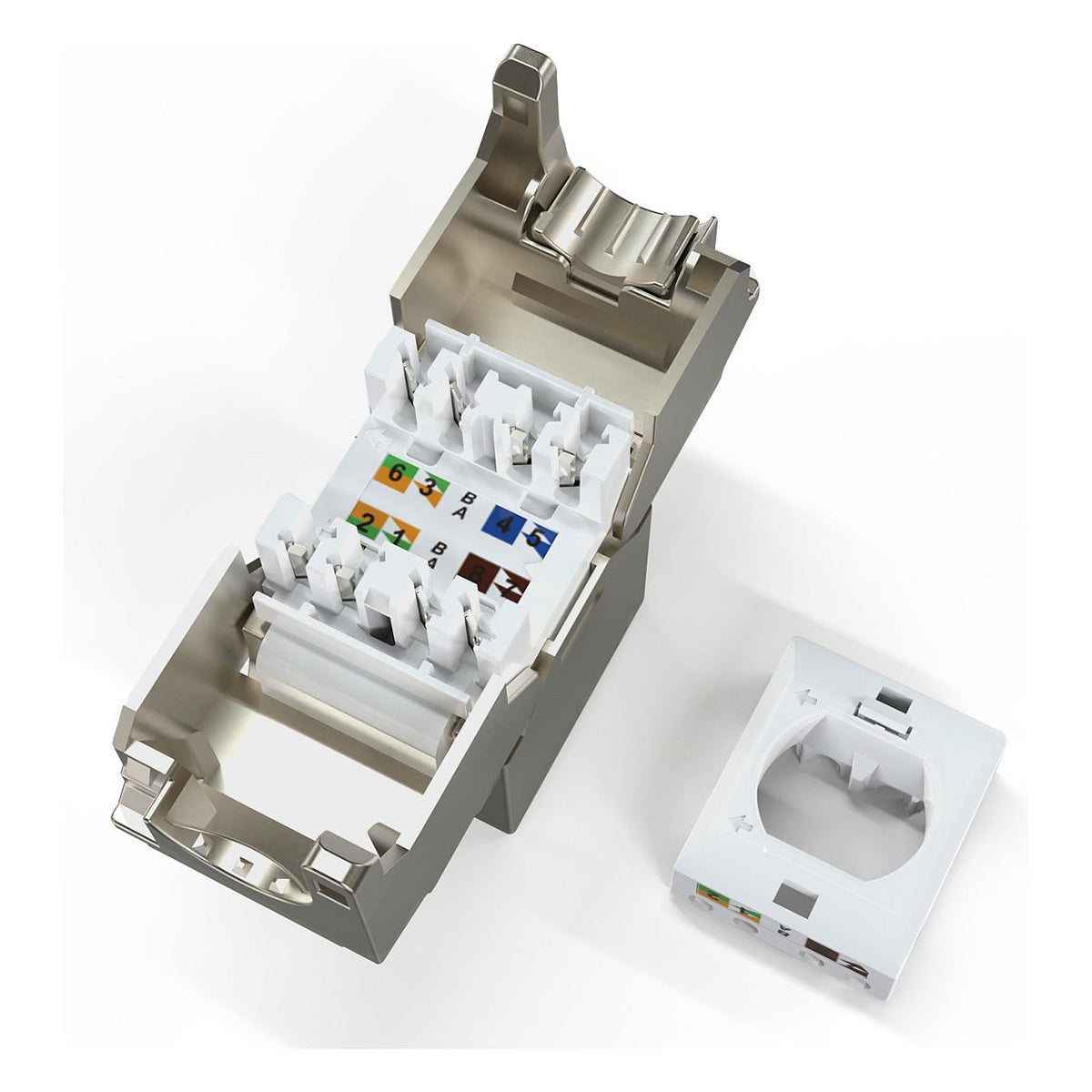 DIGITUS Keystone Cat6A geschirmt 12 Stk. werkzeugfr